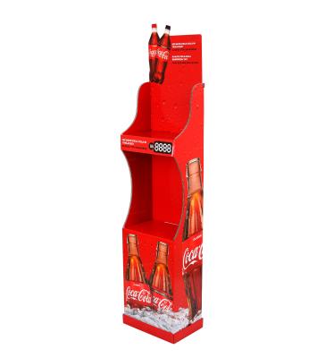 China Eco - Friendly Cardboard Floor Display Stand Retail Store Promotion Display Racks for sale