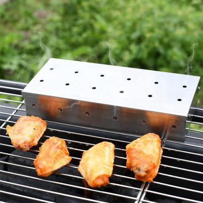 China Easily Cleaned New Type Smoker Box For Bbq Smokers Gift Box Smoker Box With Rotating Lid for sale