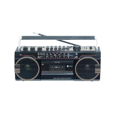 China IS-148 Classic Mini Cassette Tape Recorders Radio With AM FM Switch Radio And USB And SD Player With Carry Handle for sale