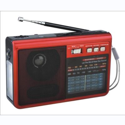 China Success RX-1313 PORTABLE AM FM Home Switch Portable Radio with USB TF mp3 Music Player Torch Speaker and LED Light for sale