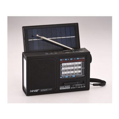 China NS-5007S FM AM Switch PORTABLE Multi Band Radio with TF USB Player and Backup Light for Reading Lamp Radio Solar Radio for sale