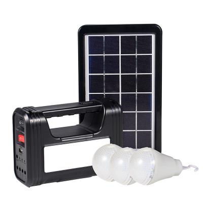 China China 3W Mini Portable Mini Solar Solar Led Light Solar LED Bulb Light Lighting System Kit Home Security Lights for sale