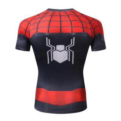 China Wholesale Cheap Vintage Marvel Superhero 3D Printing T-shirt Men Women Superhero T-shirt Fitness Clothing T-shirt for sale