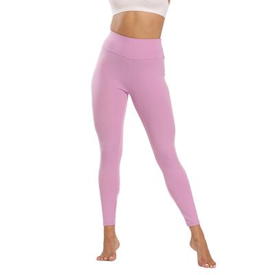 China 2021 OEM ODM Breathable Breathable Wholesale Custom Non-Pure Sides Pocket 4 Way Stretch Women Butt Lift Tummy Control Yoga Pants for sale