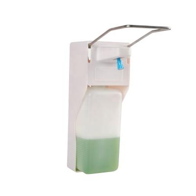 China Modern Wall Mounted Touchless Elbow Soap Dispenser Pump And Bottle for sale