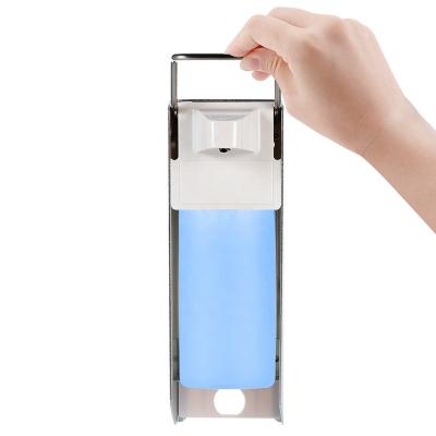 China Wall Mounted Scum Soap Dispenser 500ml Elbow Disinfection Dispenser Easy To Install for sale