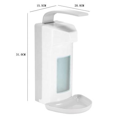 China Plastic Foam Soap Dispenser Elbow Sanitizer Liquid Soap Dispenser Pump For Kitchen Bathroom Toilet for sale