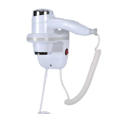 China High Quality White Foldable Hair Dryer1200W Wall Mounted Foldable Hair Dryer1200W Cold Travel Hotel Bathroom Home Bathroom ABS Low Noise for sale