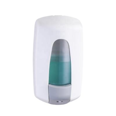 China New Design Foam Soap Dispenser Manual Plastic Liquid Shower Gel Soap Dispenser Wall Mounted Soap Dispenser for sale