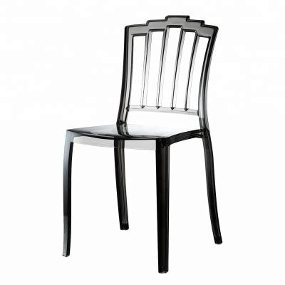 China Dining Chair White Stacking Modern Plastic Chairs for sale