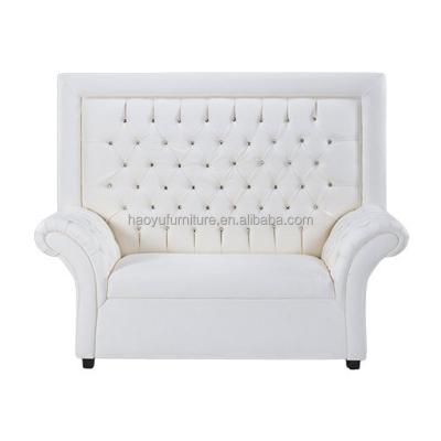 China Solid Wood White Leather Color Wedding Event Furniture WD856 for sale