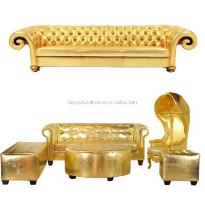 China WF66 Event Gold Tufted Furniture For Hire for sale