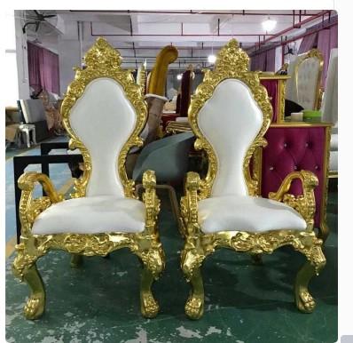 China LC23 antique king lion king chair wedding chair mahogany king chair for sale