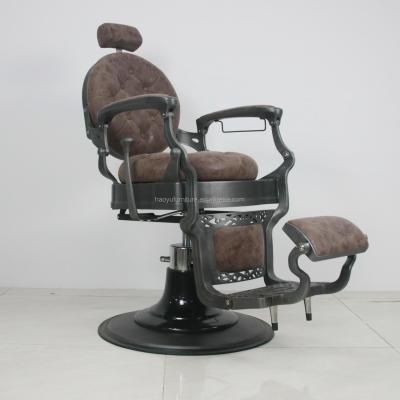 China Vintage BC112 Rotate Barber Hair Cutting Chair Alibaba Barber Chair Classic Vintage Barber Chair Set for sale