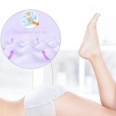 China Printed Towel Overnight Pants Easy Care Fabric Like Underwear Best Women Sanitary Pads Disposable Panties Sanitary Retailer In The Ball for sale