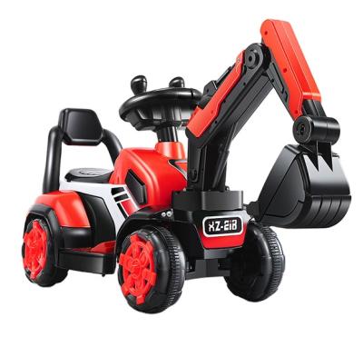 China Ride On Toy New 2020 Plastic 2 in 1 Kids Excavator Toys /mini Kids Children Ride On Car Excavator Trucks /baby gift sliding car excavator for sale