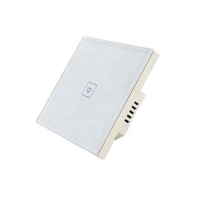 China Easy Installation Faceplate With Single Strip Wall Plate Single Wall F Connector Flat Type for sale