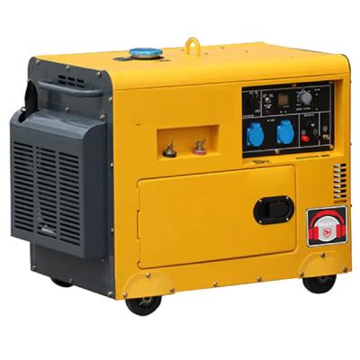 China Compact structure small size lightweight portable 8kw genset generator set small 490*410*600mm for sale