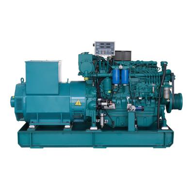 China Electronic open type closed cycle water cooling speed control 110kw genset 2320*900*1340mm genset for sale