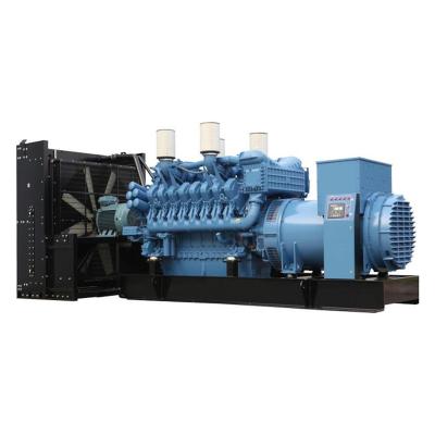 China Used in civil aviation projects genset 1450KW rated power diesel generator set with MTU engine 6150*2150*2400mm for sale