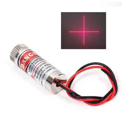 China Lens Focusable Industrial Class Beam 650nm 5mW Head Glass Adjustable Red Dot/Indicator 5mW Laser Module 650nm 6mm Line/Cross Laser for sale