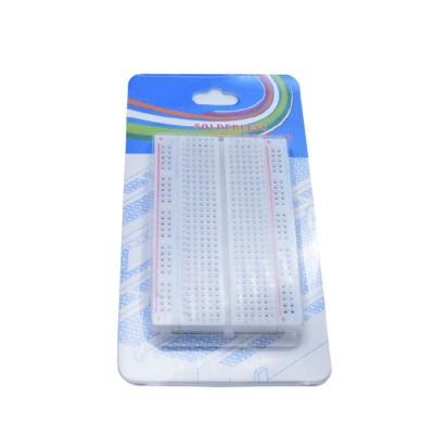 China yusijie 400 Tie Dots Solderless PCB Breadboard Universal Test Protoboard DIY Bread Board For Electronic Circuit Test Board ALL for sale