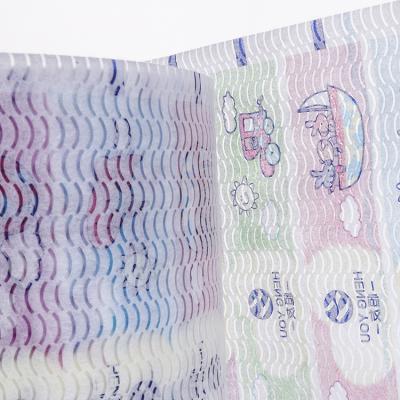 China Baby Nonwoven Diaper Printed Front Tape, Front Tape For Diaper for sale