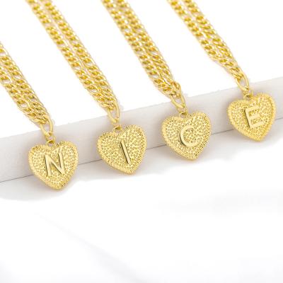 China 2022 Trendy Korean Fashion 18k Gold Plated 26 Letter Ankle Chain Stainless Steel Heart Dangling Anklet For Women for sale