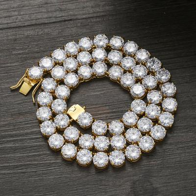 China New Design Trendy Fashion Shiny Zircon Crystal Tennis Chain Bracelet Necklace for Women Jewelry for sale