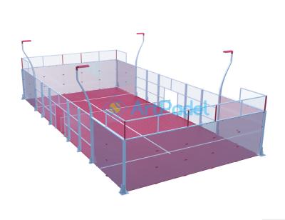 China Load More Quantity Each Container Factory Price Top Quality Panoramic Padel Court For Sale From ART padel for sale