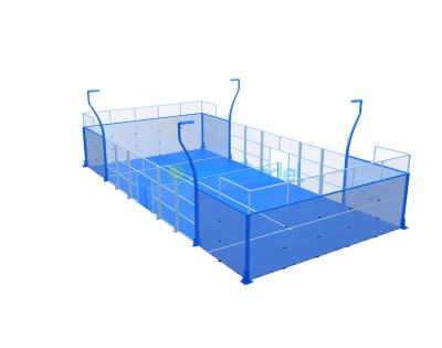 China Load more quantity each container made in China top quality popular panoramic padel grass tennis court for sale