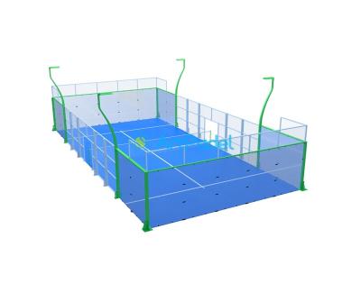 China Load more quantity each container factory sale widely used popular panoramic padel court various supplier for sale