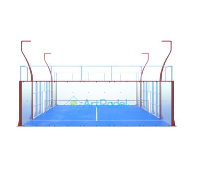 China Load more quantity various good quality Outdoor Sports Padel Court Modular Tennis Court for sale