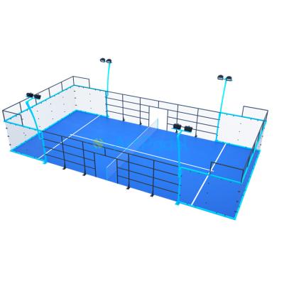 China Load More Quantity Each Container Factory Sale Widely Used Various Padel Court Panoramic Padel Tennis Court for sale