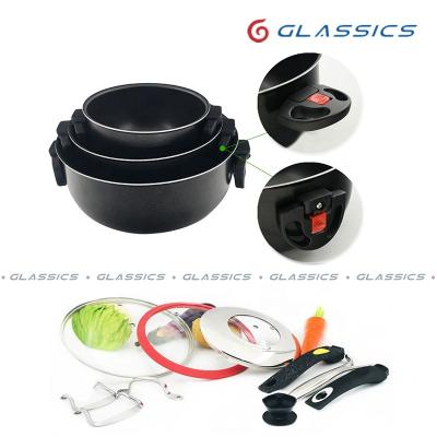 China Durable Bakelite Cookware Handle And Knobs For Fry Pan Sauce Pan Pot Casserole for sale