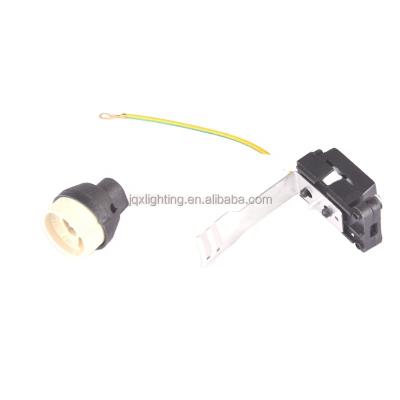 China GU10 GU10 GZ10 lampholder with thread assemble series with bracket for downlight JQX011C for sale