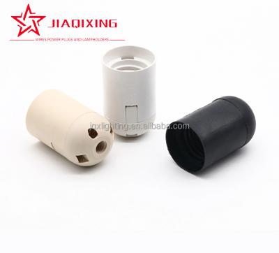 China Plastic E27 E14 Screw Lamp Socket For Pendant Lights VDE CE CQC Clip Type for sale