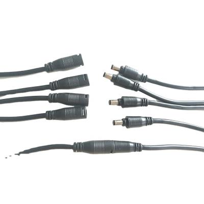 China Electronic DC Connector Plug DC Male And Female Extension Cables for sale