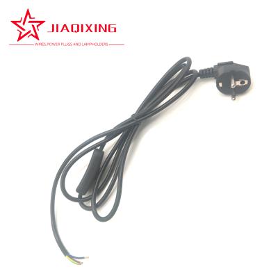 China H03VV-F 3X0.75MM Cable Cordset Home Appliance with schuko plug with 303/304 on off switch for sale