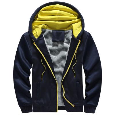 China Anti-Wrinkle Plus Size For Men's Fleece Outwear Outdoor Sweatshirts And Coats Active Use Hoodies for sale