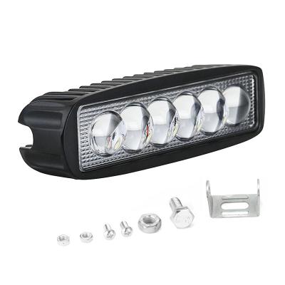 China Plastic led light bar 12v 24v truck tractor road flood light led forklift working light for sale