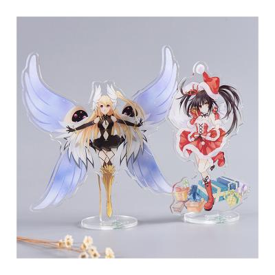 China Souvenir Anime Figure Turbo Acrylic Resin Display Stand Naked Key Chain for sale