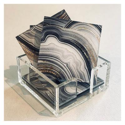 China Jinlei Sustainable Heat Transfer Sublimation Empty Ceramic Tiles For Coaster With Custom Designs On Sale for sale