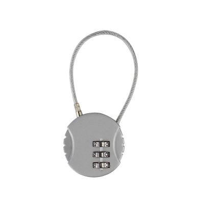 China Application Mini Padlock Travel Suitcase Luggage Security Password Lock 3 Digit Wide Combination Lock for sale