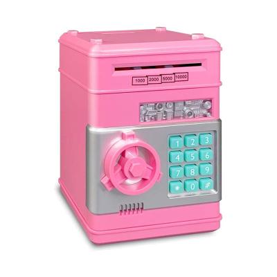 China Automatic Box Toy Safe Password Coin Bank Friend Roll Friend Piggy Bank Electronic Money Saving Paper Money Box Automatic With Lock for sale