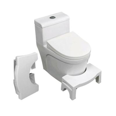 China Collapsible Foldable Squatty Stool Potty Step Toilet Bathroom Squat Aid For Constipation for sale