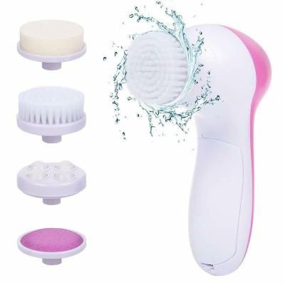 China DEEPLY CLEANING 5 in 1 Rotation Electric Brush Remover Face Liffting Massager Apparat Machine for sale