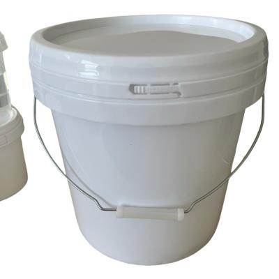 China Tamper Proof Plastic 5L Jerry Pails Chemical Liquid Container With 5KGS Plastic Pail Barrel Customized for sale