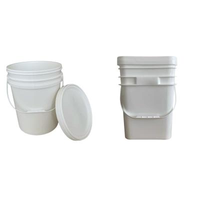 China Tamper Proof High Quality 2 Gallon Pails 5 Gallon Plastic Pail Durable With Custom Logo Printed Pail Drums Plastic Pail for sale