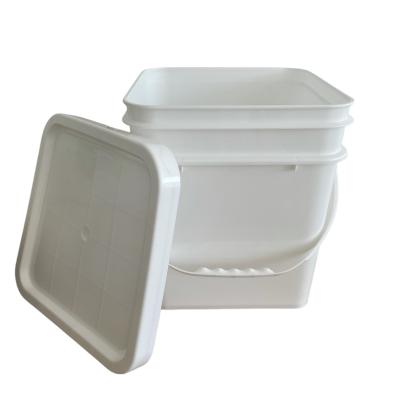 China Tamper Proof 5L To 25L Colored Plastic Bucket Round And Square Shaped Plastic Buckets for sale